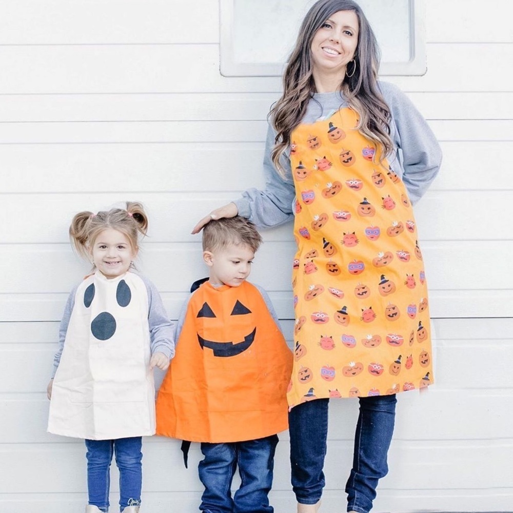 Apron - pumpkin apron - Picture 3 of 3